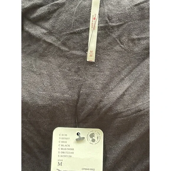 Free people Midi Dress Women Bodycon Black Dahlia Crochet Halter Slit Side Sz M - Picture 10 of 10